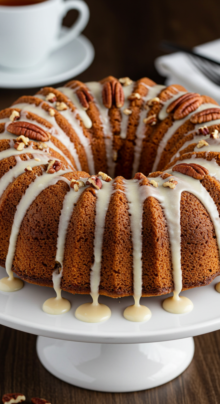 Butter Pecan Pound Cake