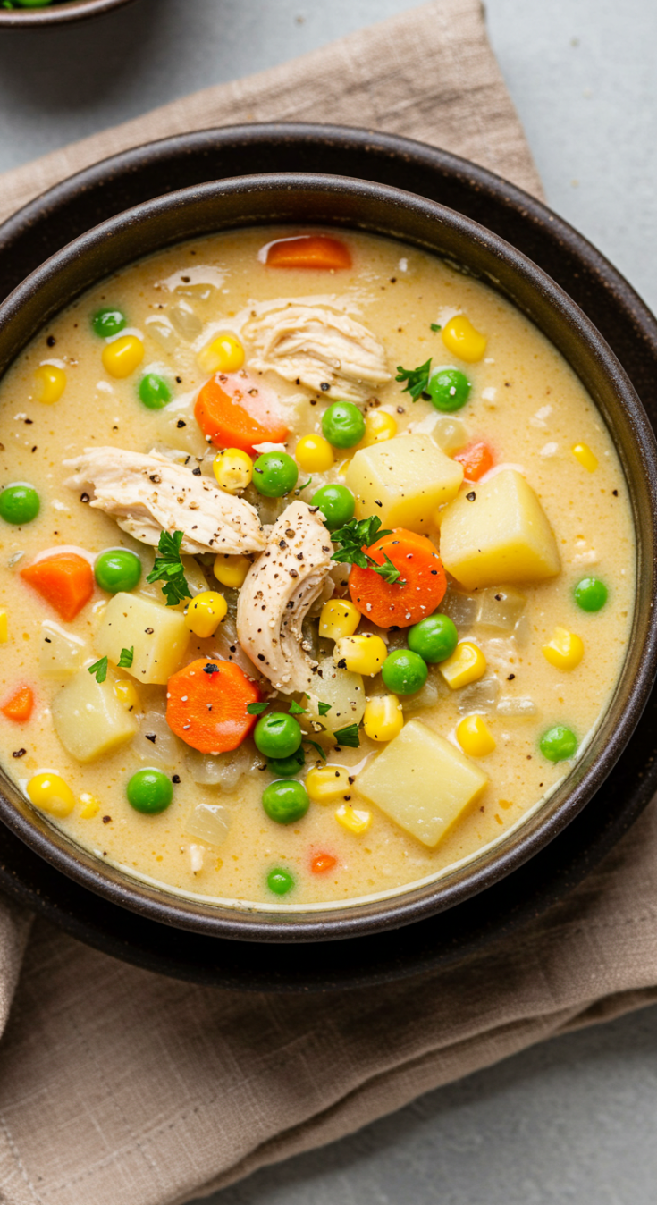Chicken Pot Pie Soup Recipe
