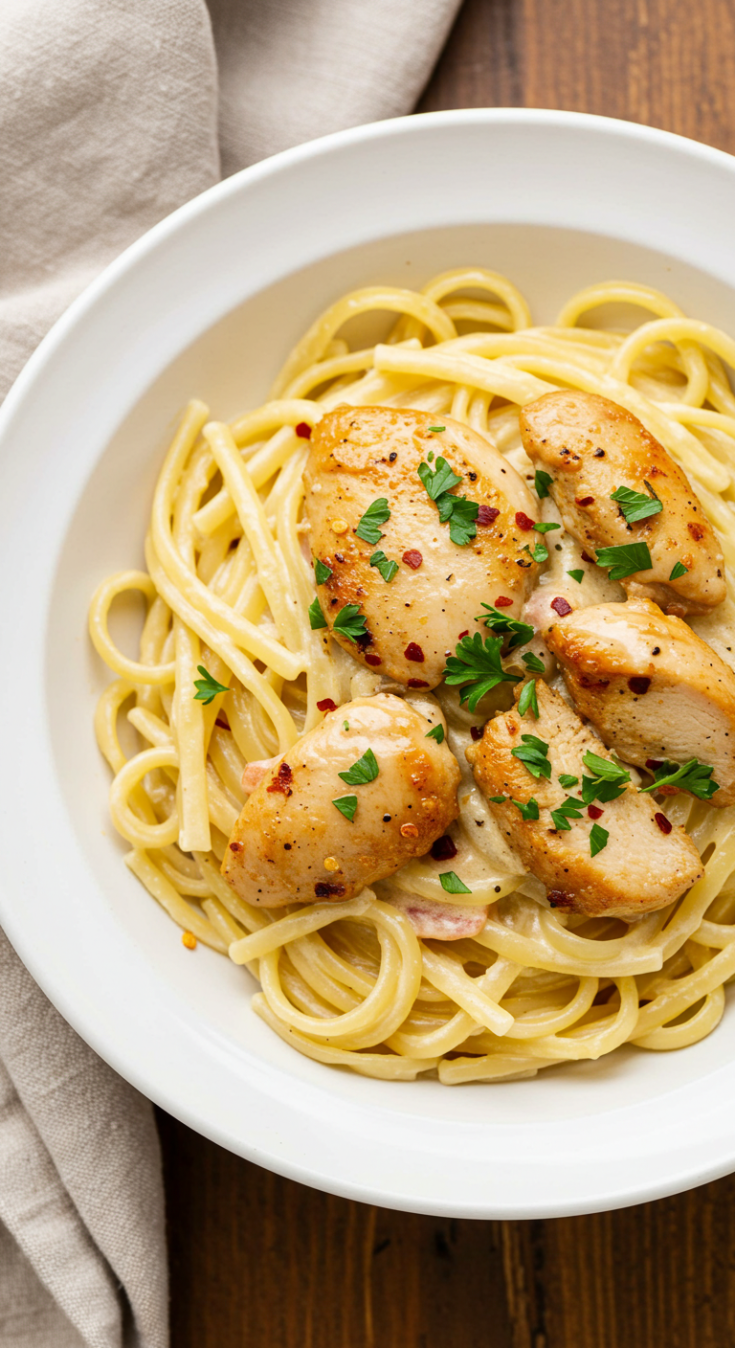 Cowboy Butter Chicken Linguine