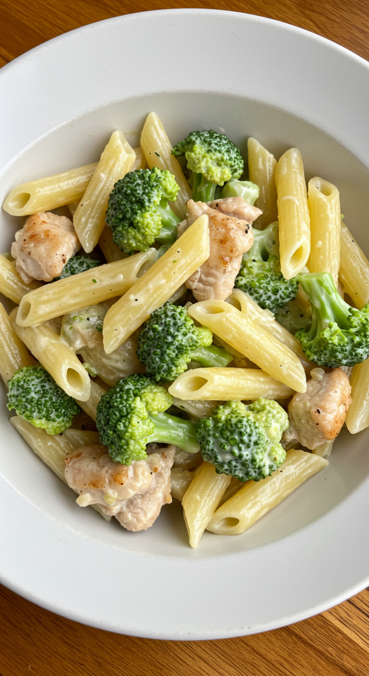 Creamy Broccoli and Chicken Penne