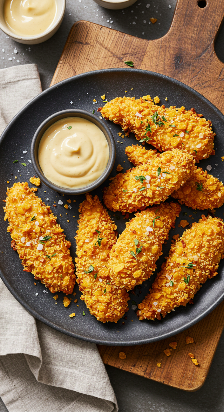 Crispy Oven Baked Chicken Tenders