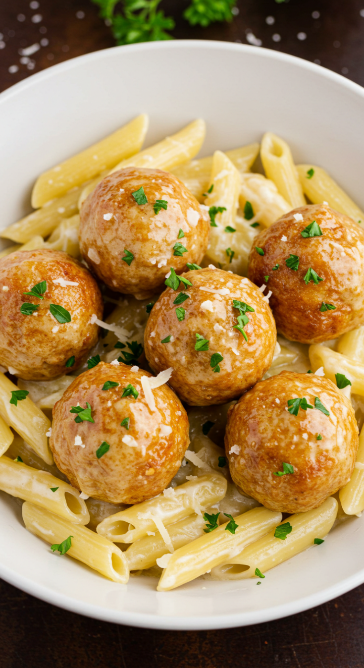 Garlic Butter Chicken Balls