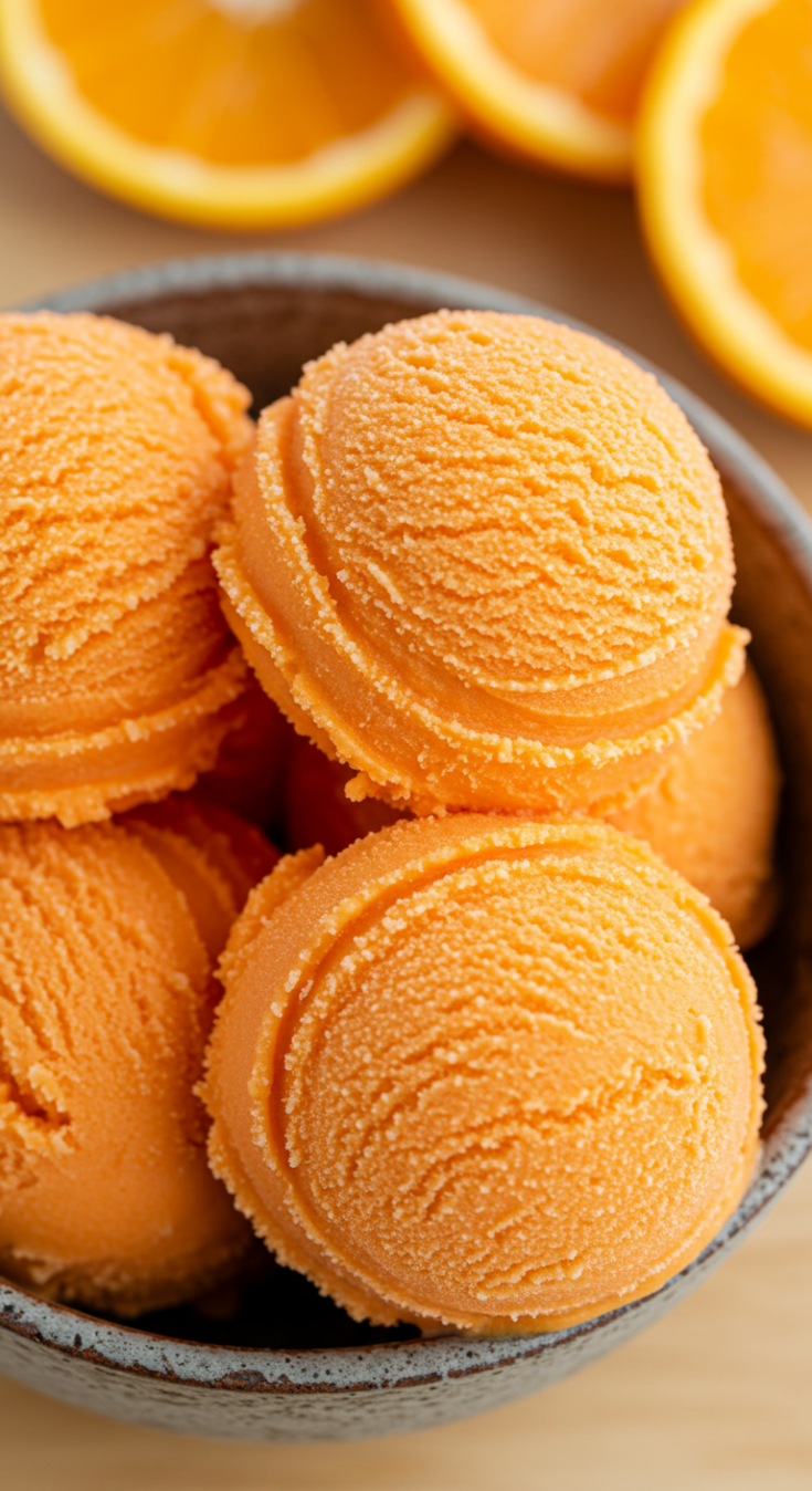 Orange Crush Sherbet