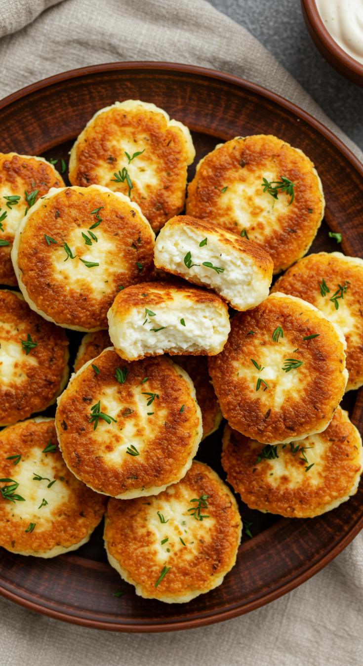 Crispy Cottage Cheese Treats