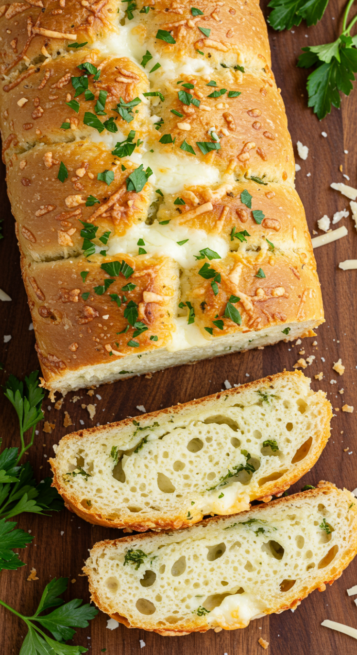 Delicious Italian Herb and Cheese Bread