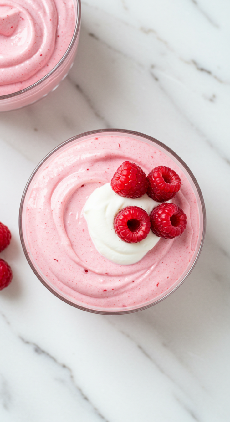 Fresh Raspberry Cloud Mousse