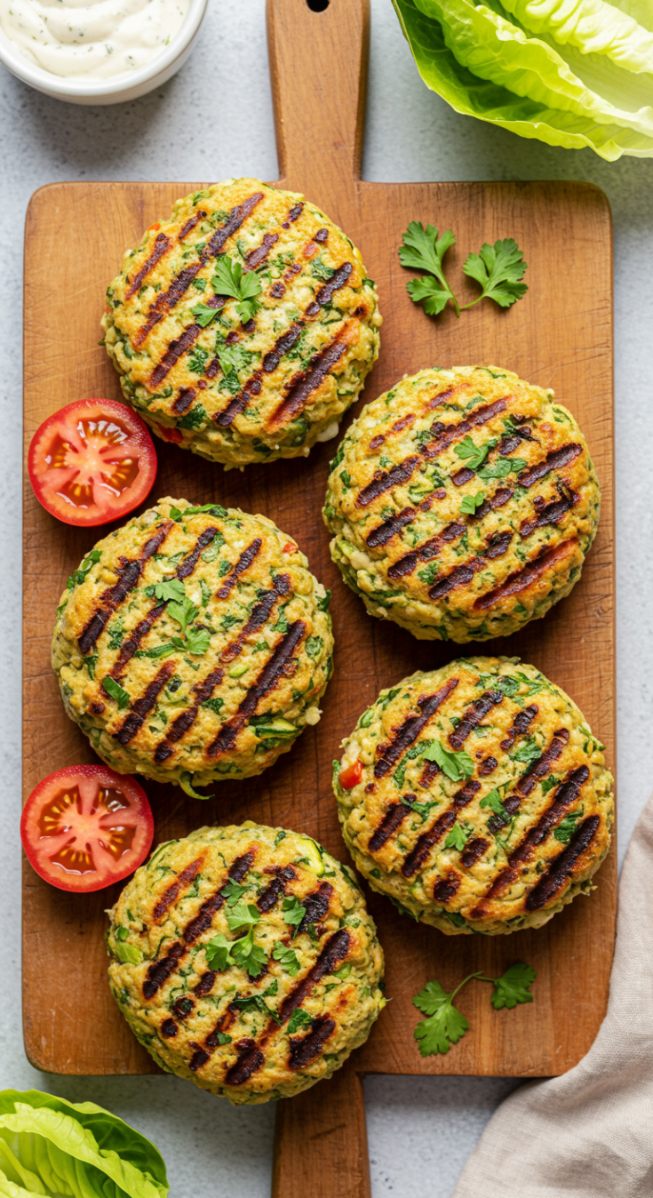 Garden Fresh Chicken Burgers