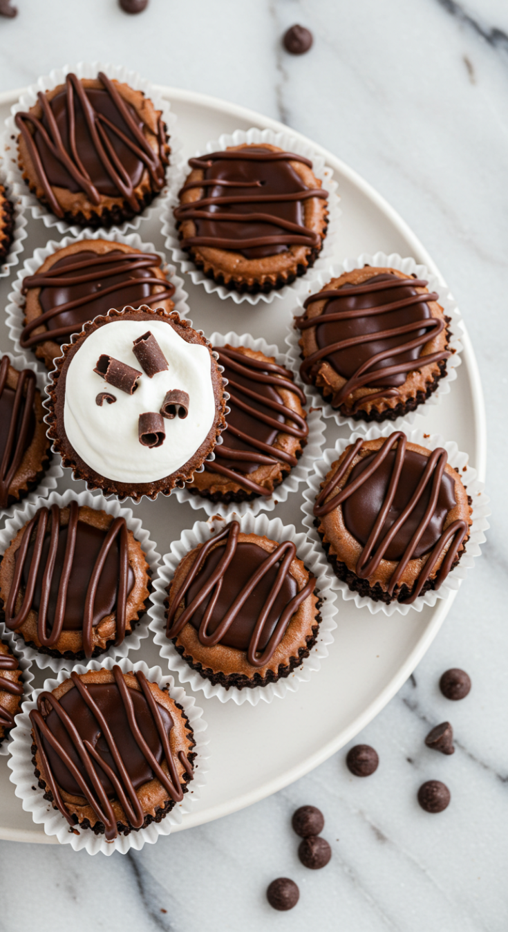 Mini Chocolate Cheesecake Bites