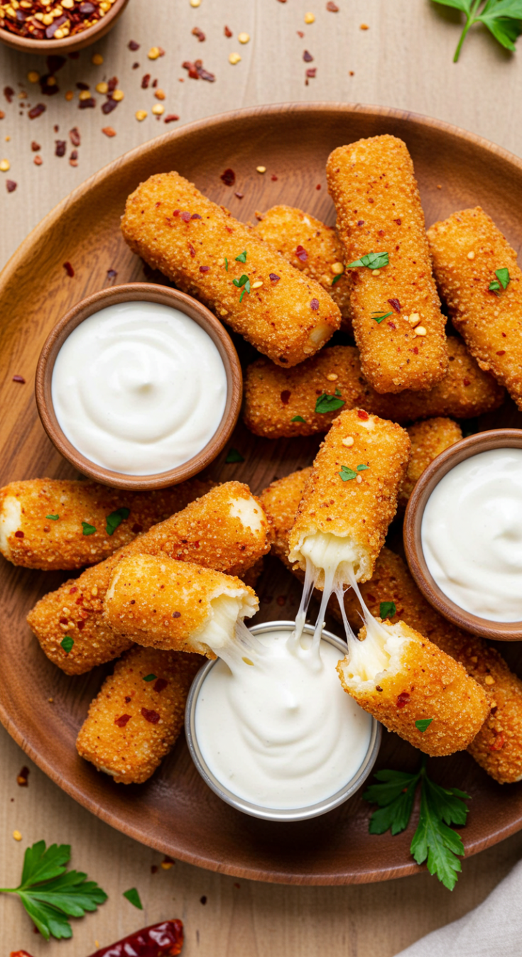 Nashville Hot Mozzarella Sticks