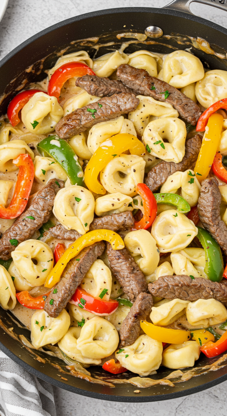 Philly Cheesesteak Tortellini
