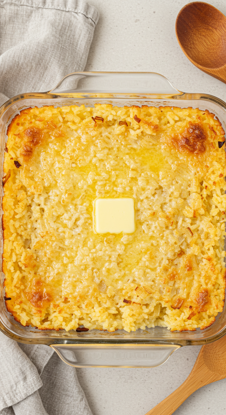 Stick of Butter Baked Rice