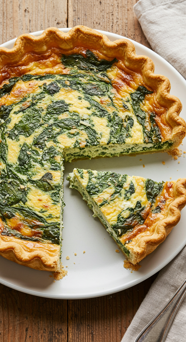 The Ultimate Ricotta Spinach Quiche