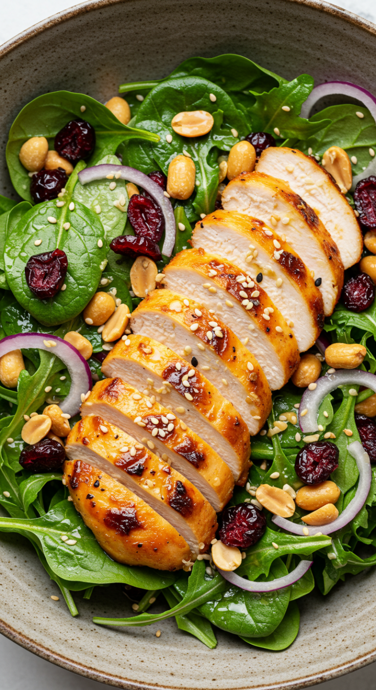 Asian Chicken Cranberry Salad