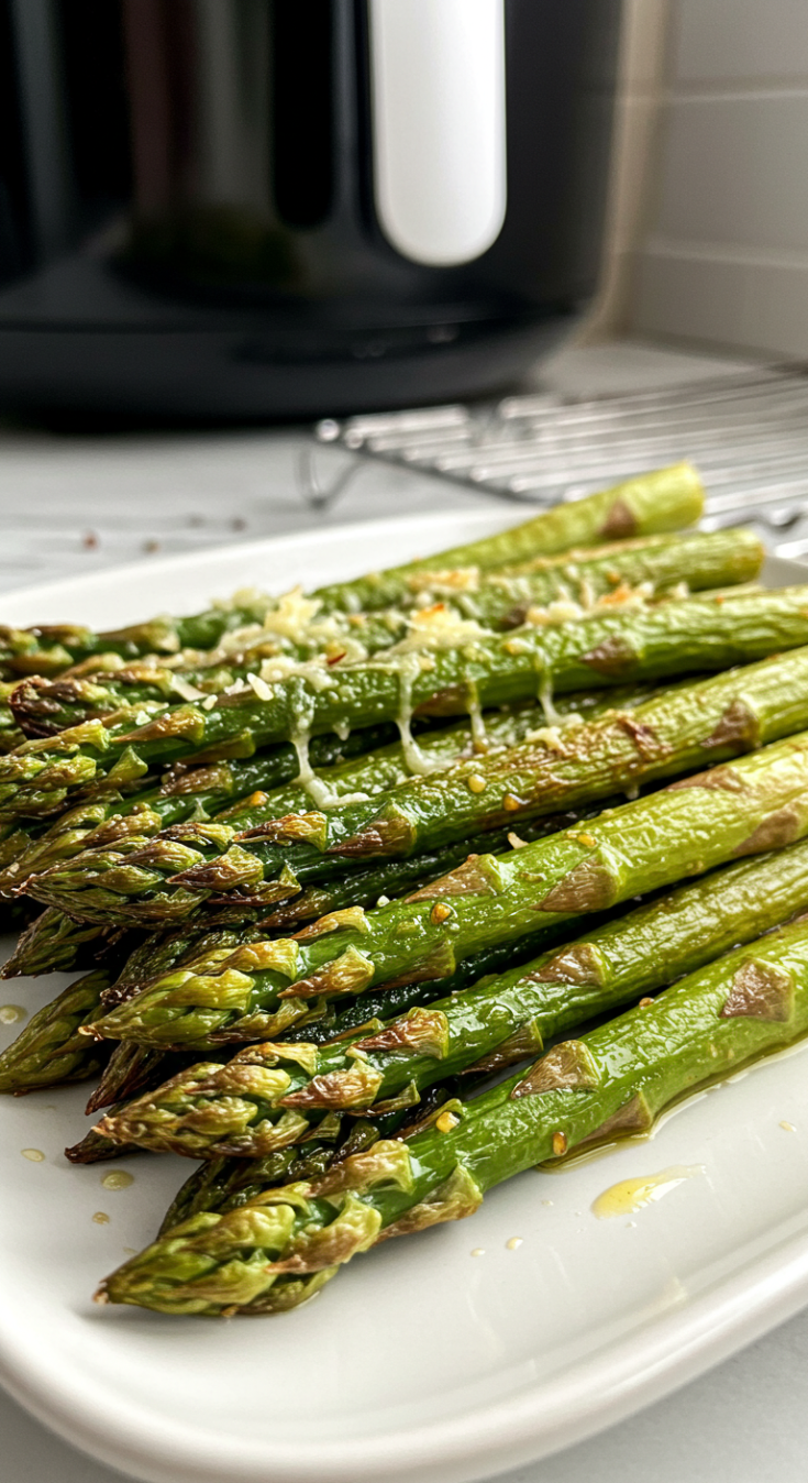 Easy Air Fryer Roasted Asparagus