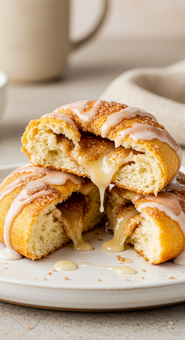 Cinnamon Sugar Pizza Crescent Rolls