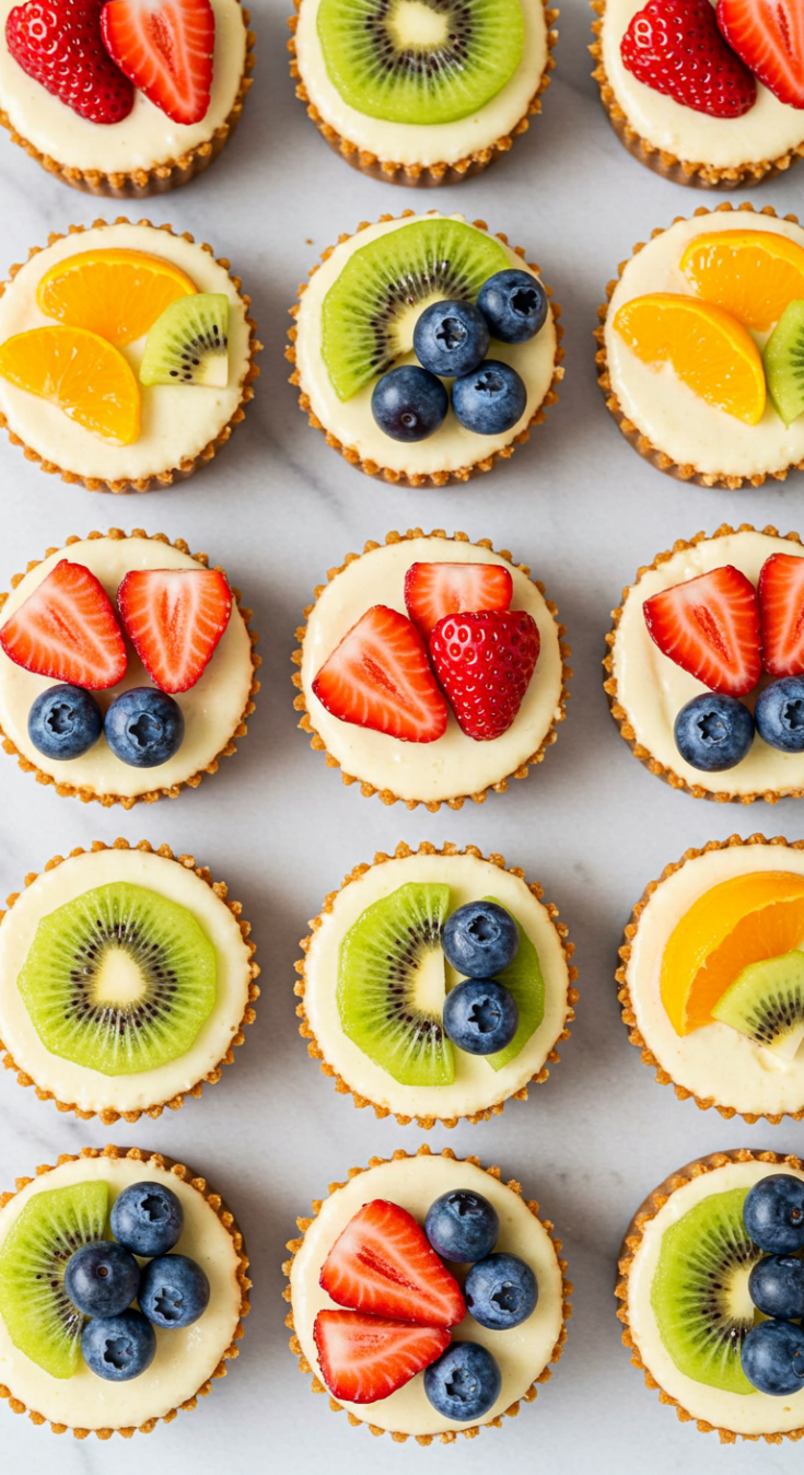 Elegant No Bake Mini Cheesecakes