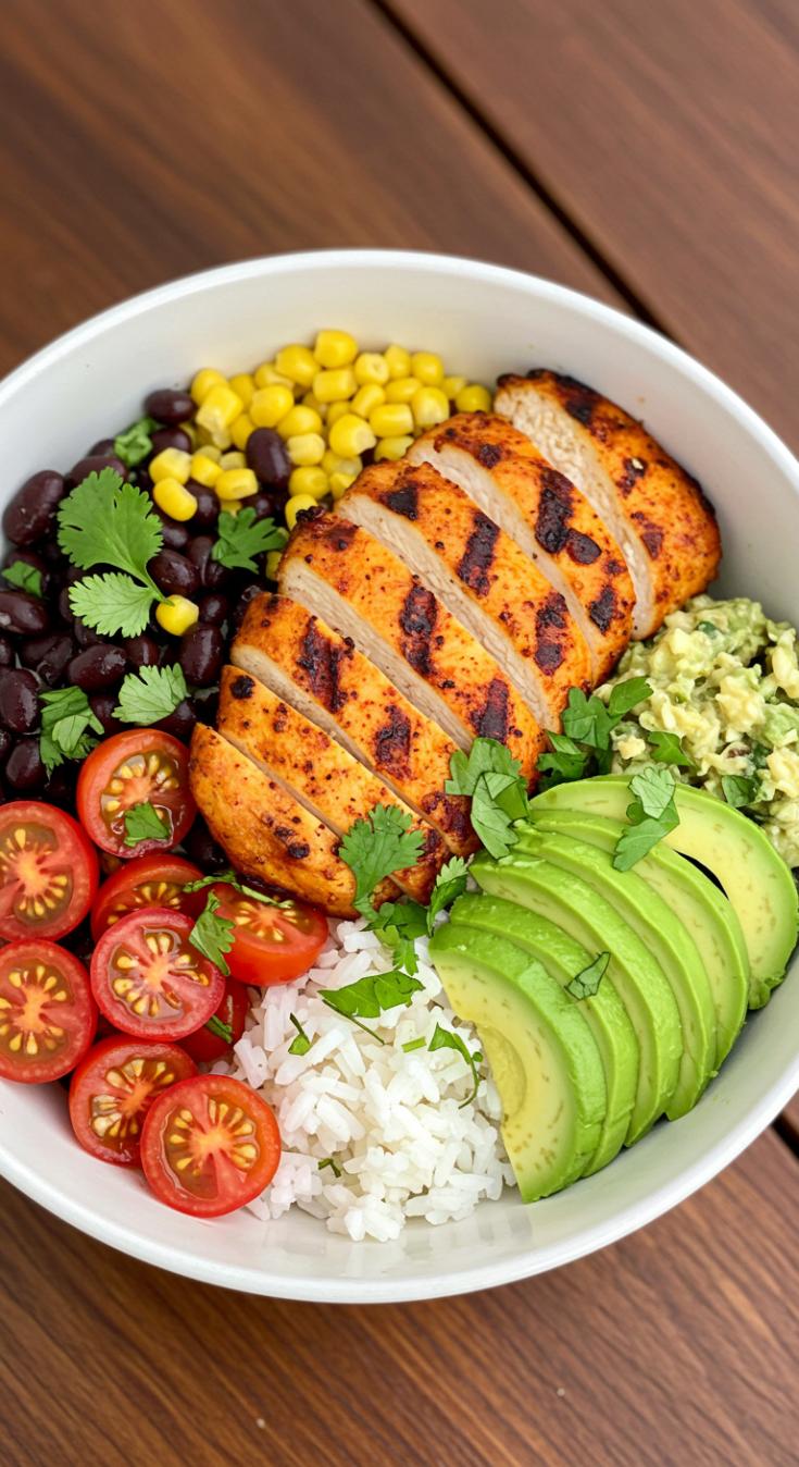 Chili Lime Chicken Bowls