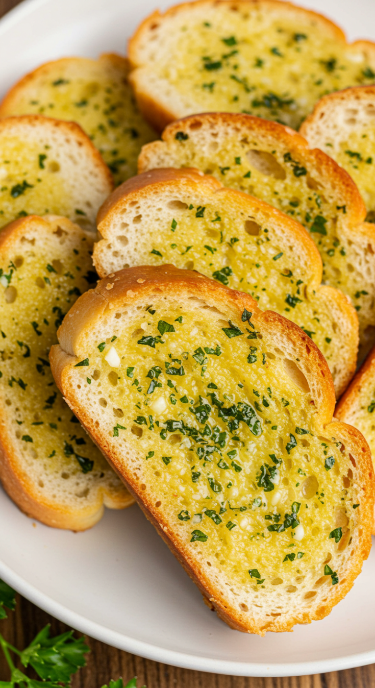 Air Fryer Garlic Bread