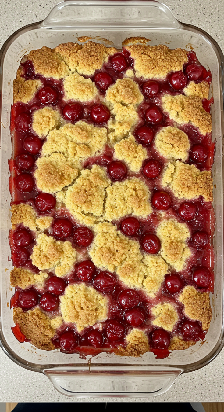 Cherry Pineapple Dump Cake