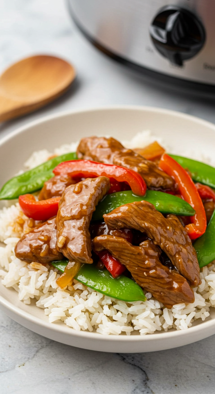 Easy Crockpot Asian Inspired Meal