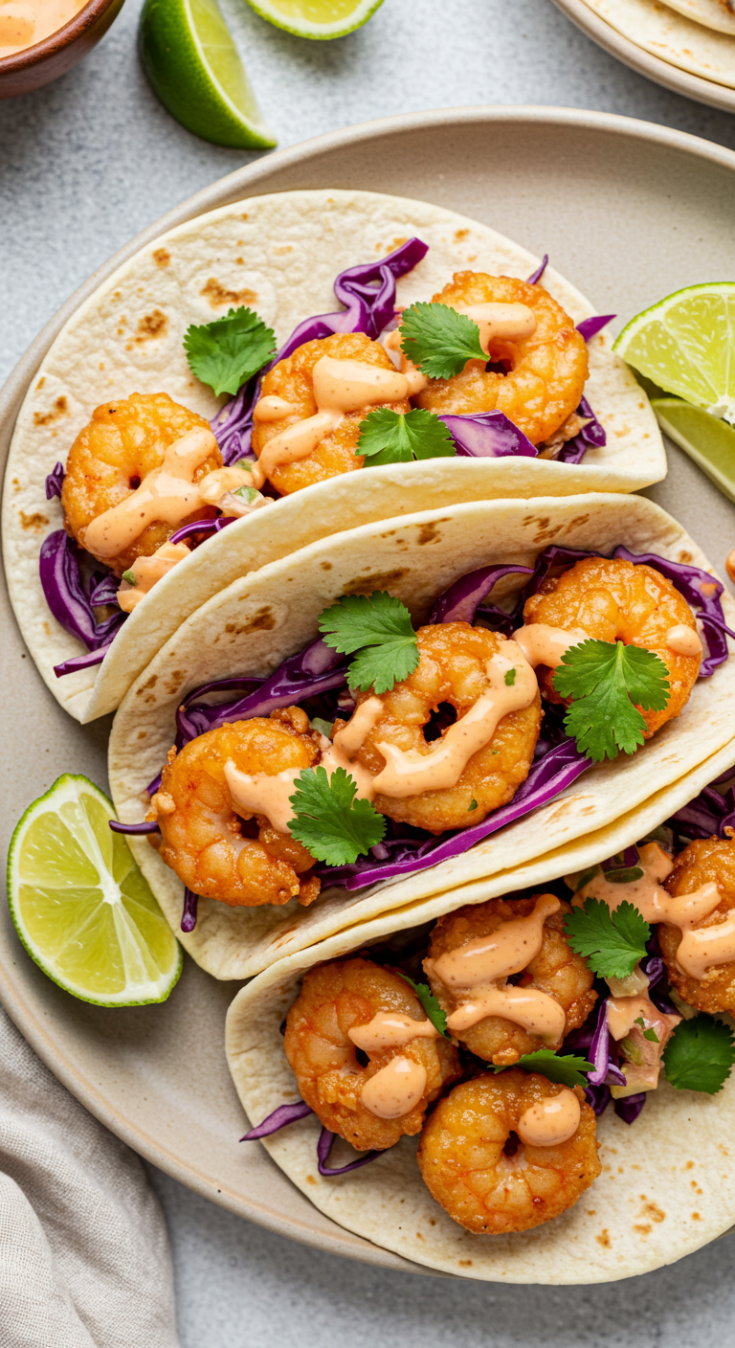 Bang Bang Shrimp Tacos