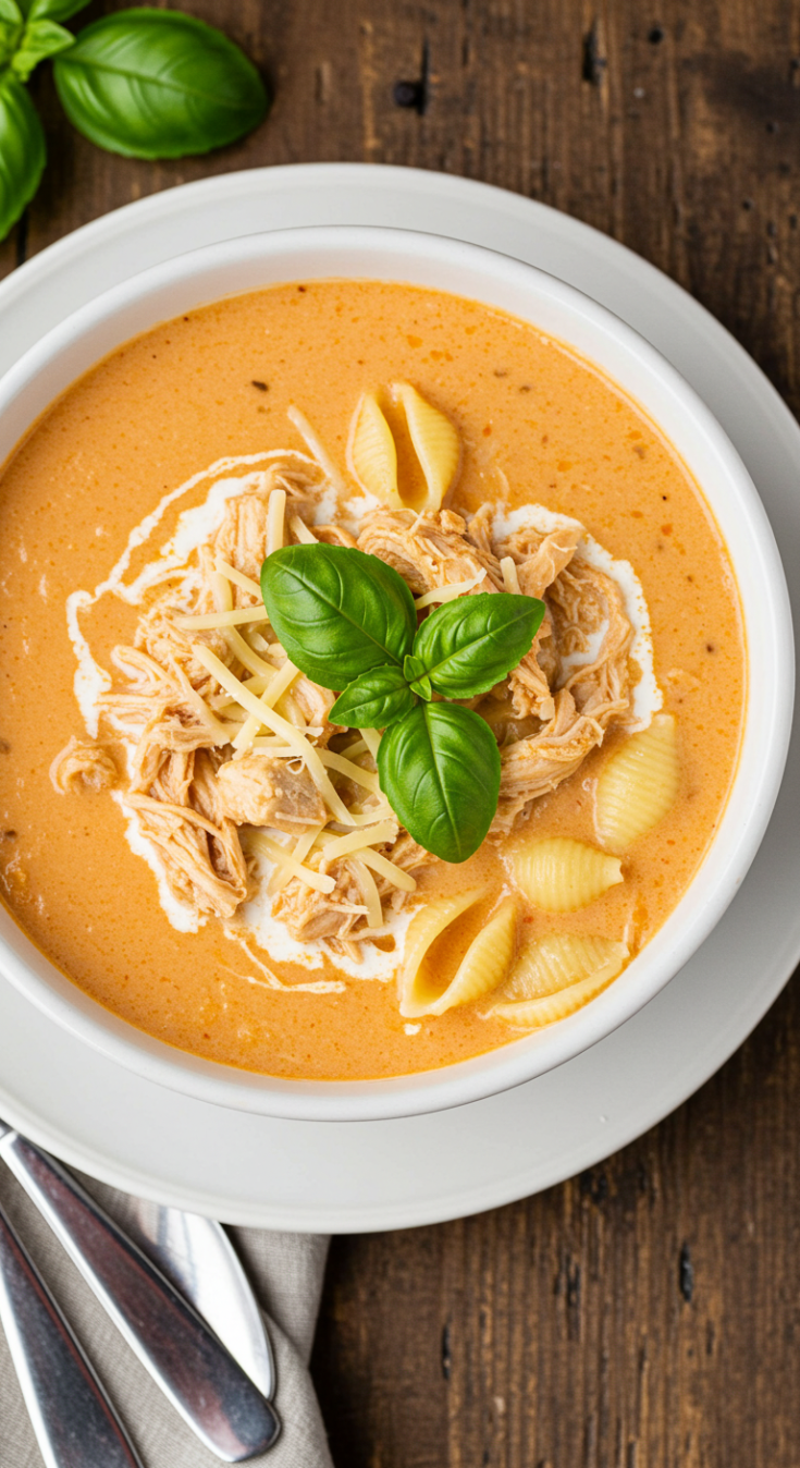 Creamy Chicken Parmesan Soup
