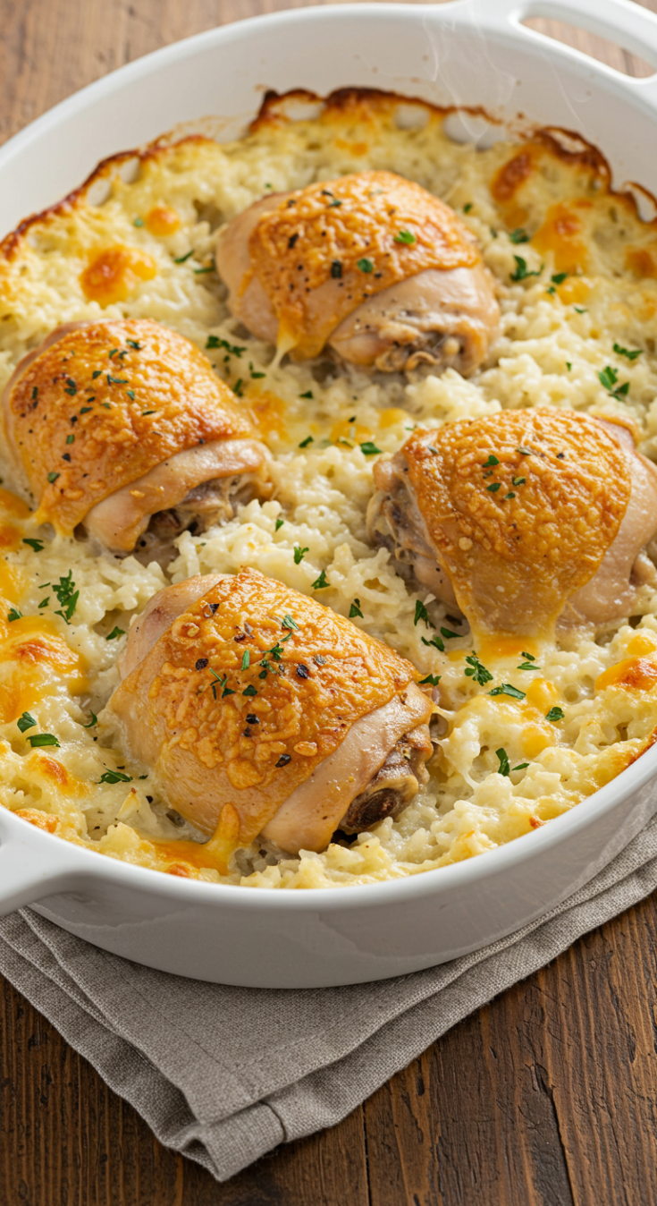 Baked Chicken and Rice Casserole