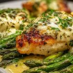 Caesar Chicken with Asparagus