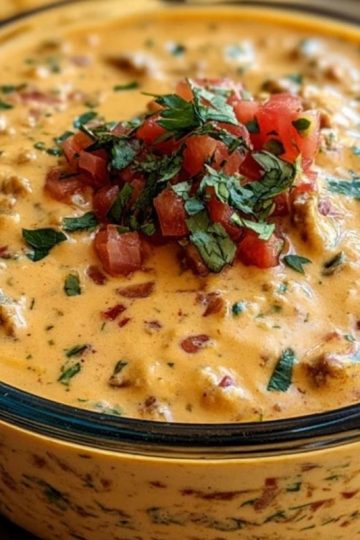 Cheesy Rotel Ranch Queso