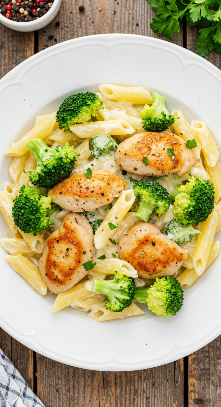 Chicken and Broccoli Pasta