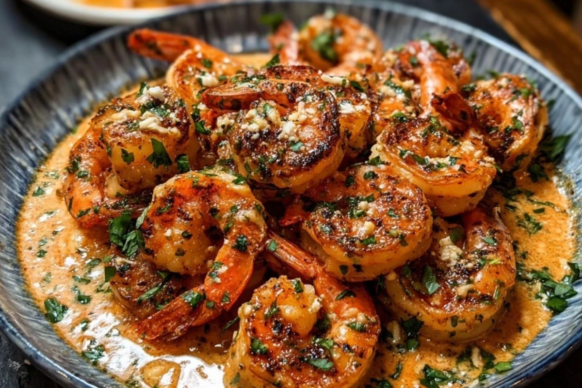 Creamy Garlic Paprika Shrimp