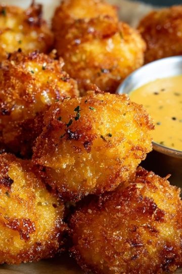 Crispy Cheesy Potato Bites