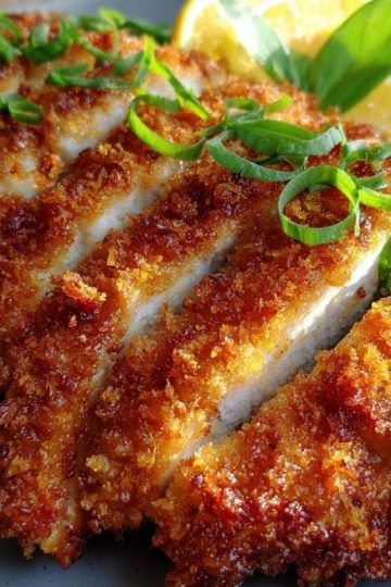 Fried Chicken Katsu with Panko - Golden & Crunchy Goodness