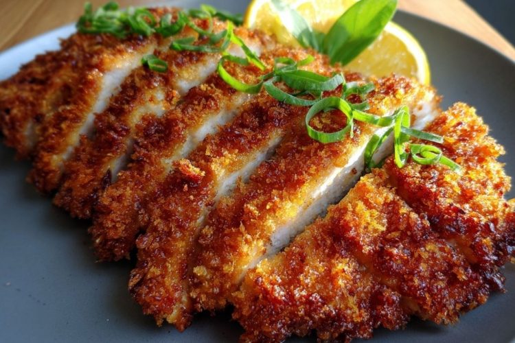 Fried Chicken Katsu with Panko - Golden & Crunchy Goodness