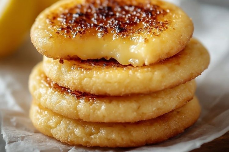 Gourmet Lemon Crème Brûlée Cookies