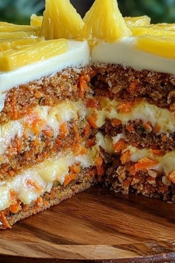 Hawaiian Carrot Pineapple Cake