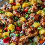 Hawaiian Chicken Sheet Pan