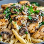 Heavenly Chicken Mushroom Pasta