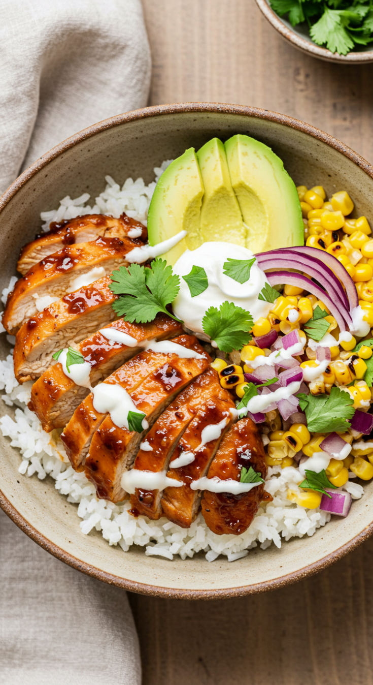 Honey Chipotle Chicken Bowls