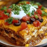 Layered Burrito Casserole