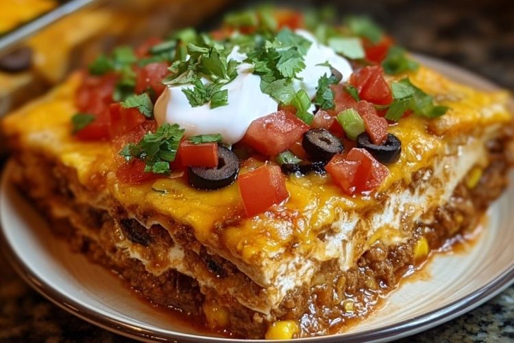 Layered Burrito Casserole