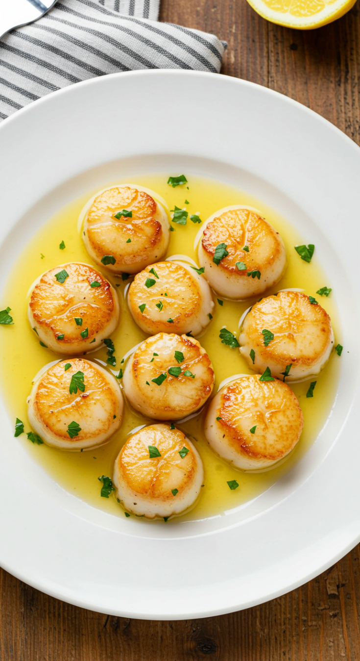 Lemon Butter Scallops