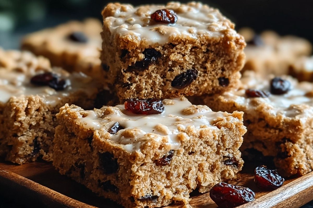 Oatmeal Raisin Cookie Bars