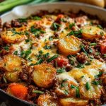 One-Pan Hobo Casserole with Ground Beef & Veggies