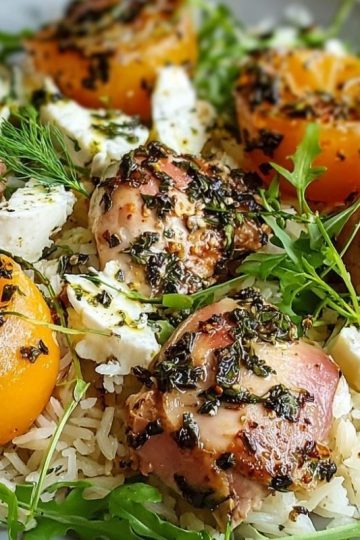 One Pot Lemon Herb Chicken Rice