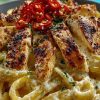 One-Pot Spicy Chicken Linguine in Creamy Sauce