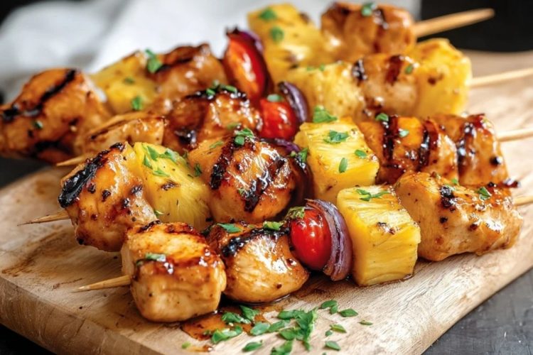 Pineapple Chicken Kabobs