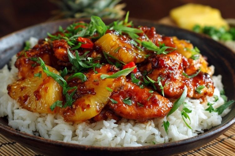 Slow Cooker Hawaiian Chicken