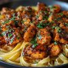 Spicy Cajun Honey Butter Chicken & Pasta