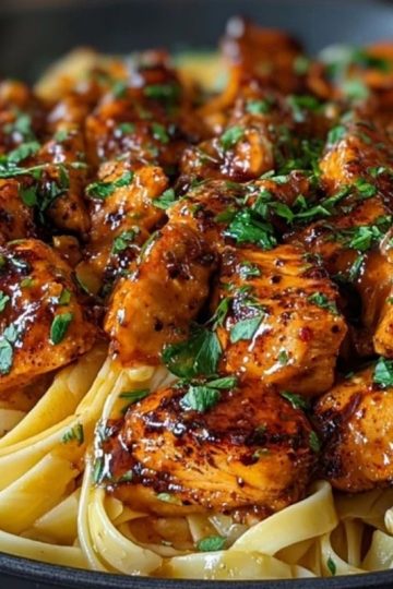 Spicy Cajun Honey Butter Chicken & Pasta